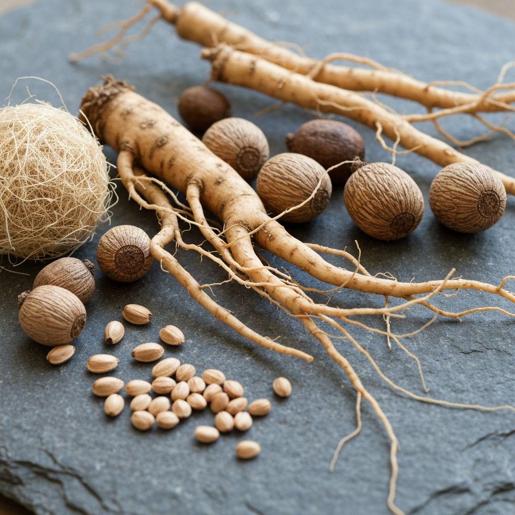 Natürliche botanische Wurzeln